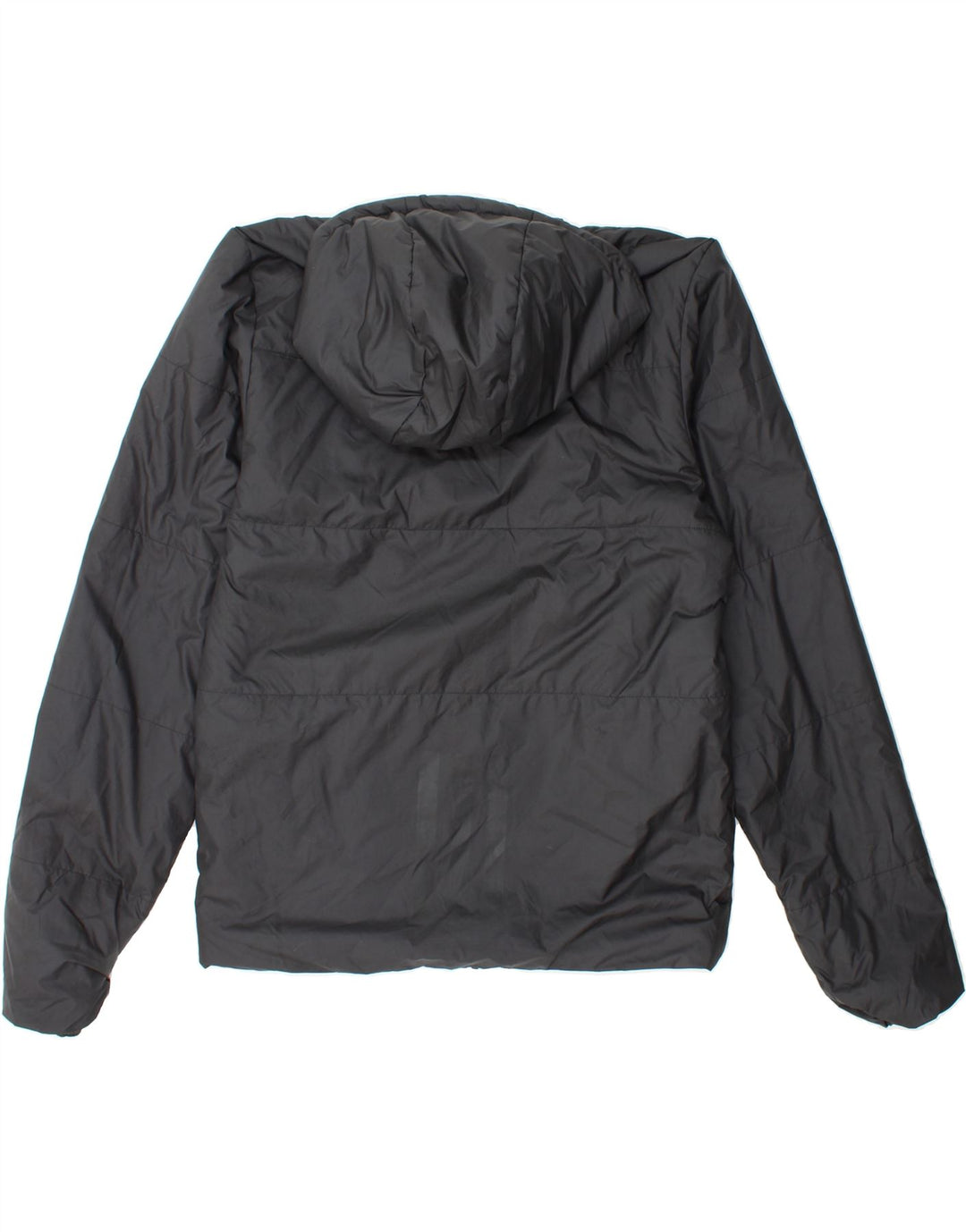 ADIDAS Mens Hooded Windbreaker Jacket UK 36 Small Black Vintage Adidas and Second-Hand Adidas from Messina Hembry 