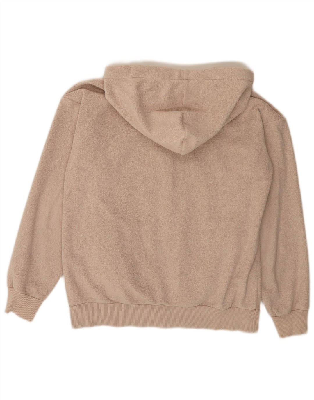 CHAMPION Herren-Fleecepullover mit grafischer Kapuze, Größe S, Beige, Polyester