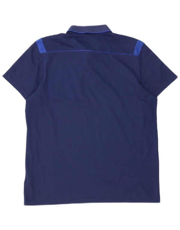 Adidas Herren Climalite Poloshirt XL Marineblau Baumwolle