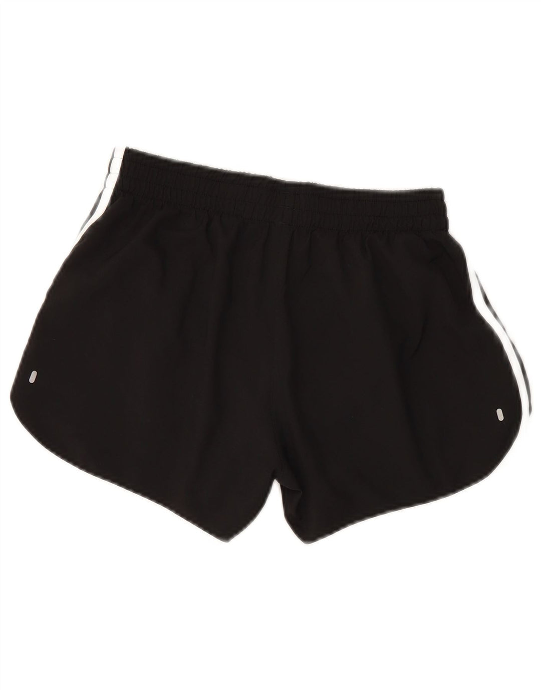 ADIDAS Damen Sportshorts UK 10 Small Schwarz Polyester
