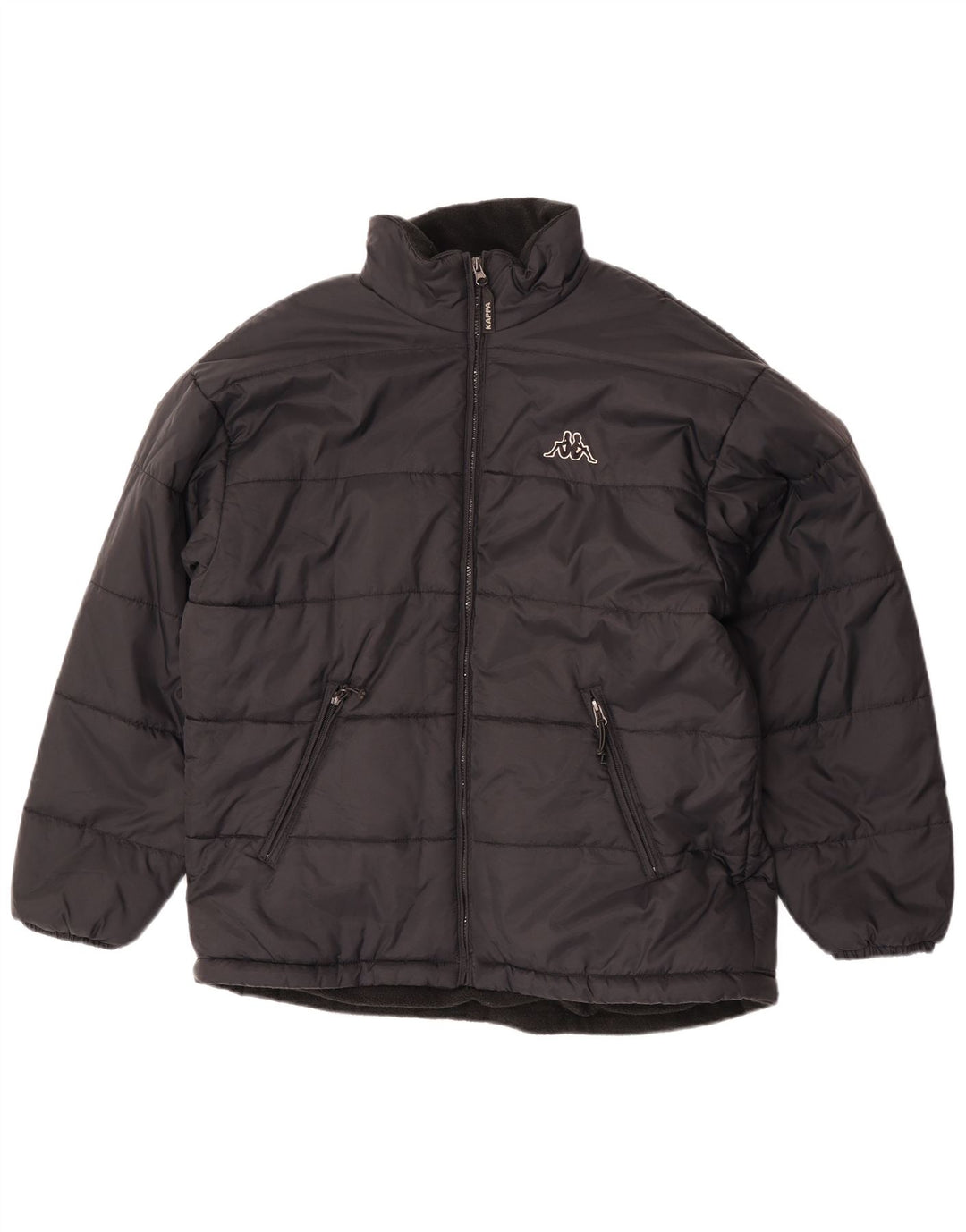 Kappa Herren Wattierte Jacke UK 40 Large Schwarz