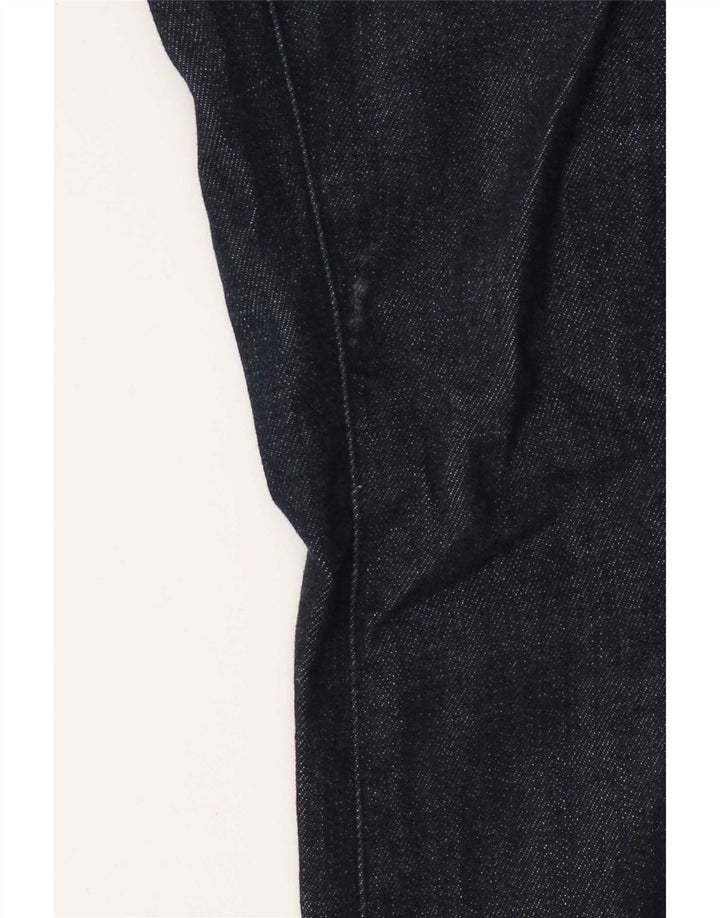 Marks & Spencer Damen Slim Bootcut Jeans UK 12 Medium W30 L31 Marineblau
