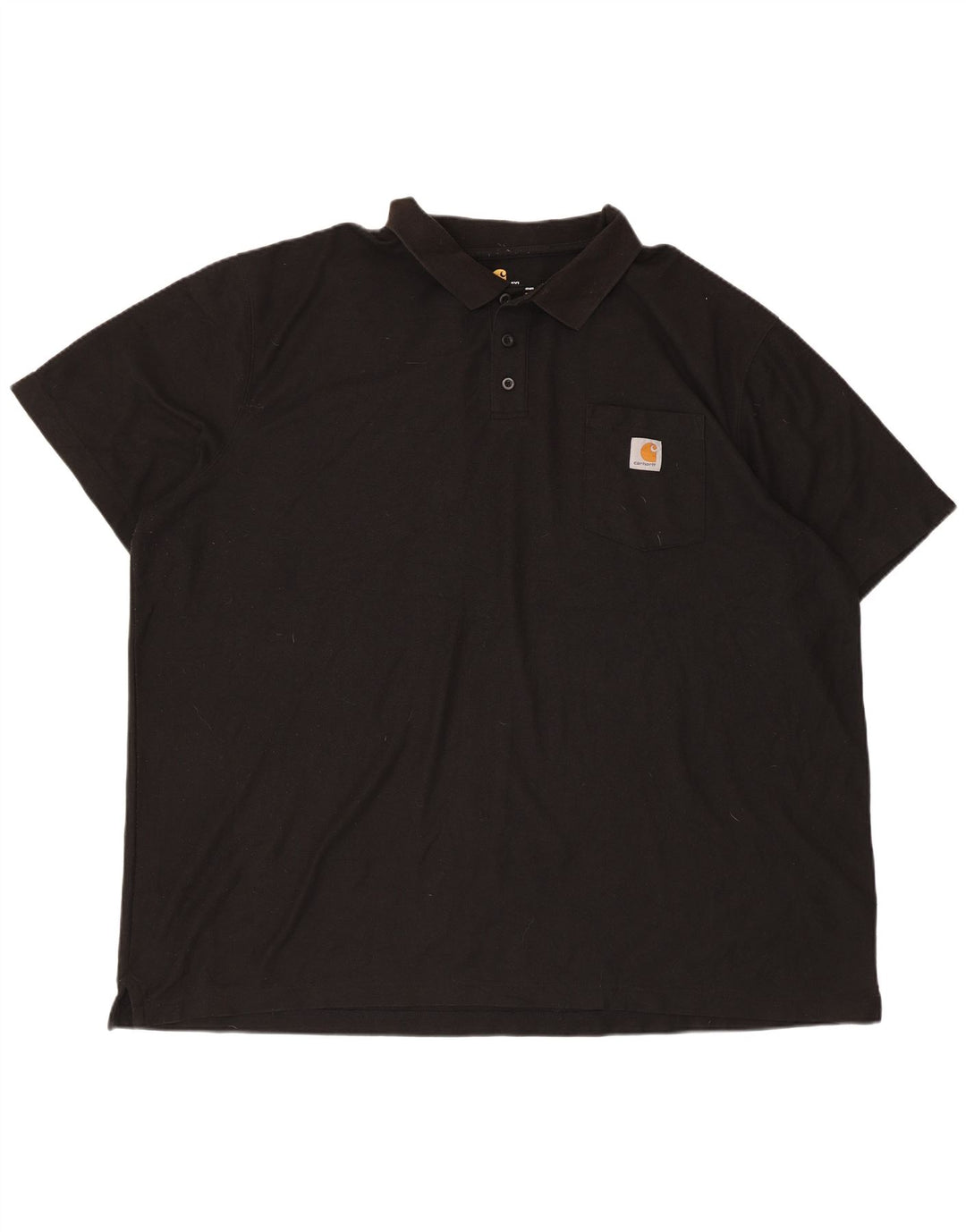 CARHARTT Herren Original Fit Poloshirt 3XL Schwarz Polyester
