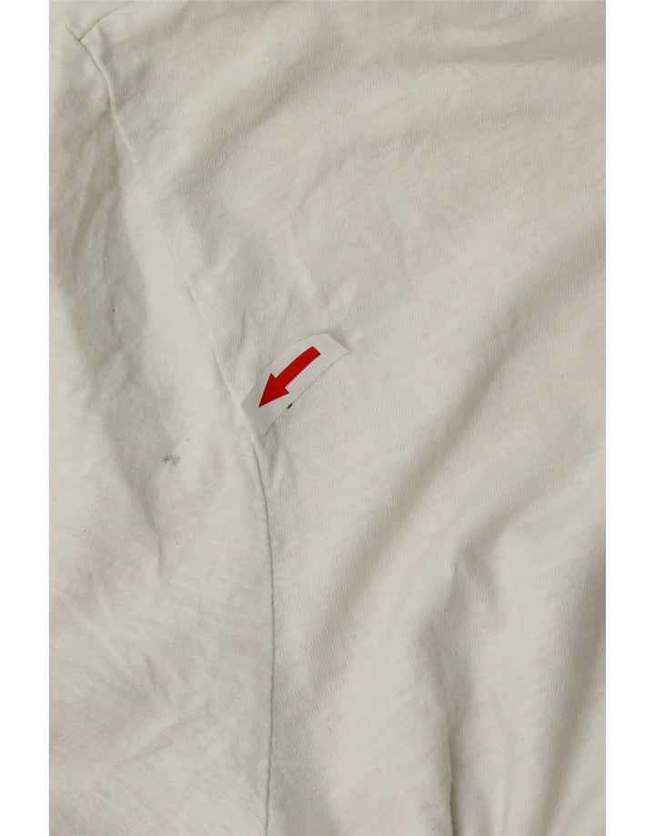 Jack & Jones Herren-Poloshirt, Größe S, weiße Baumwolle