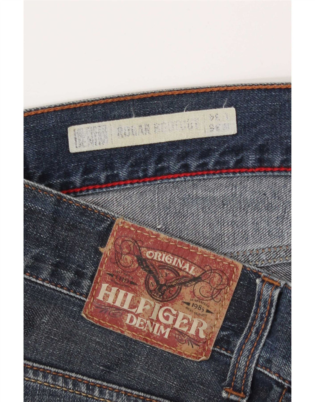 Tommy Hilfiger Herren Bootcut-Jeans mit normaler Passform, W36, L34, blaue Baumwolle