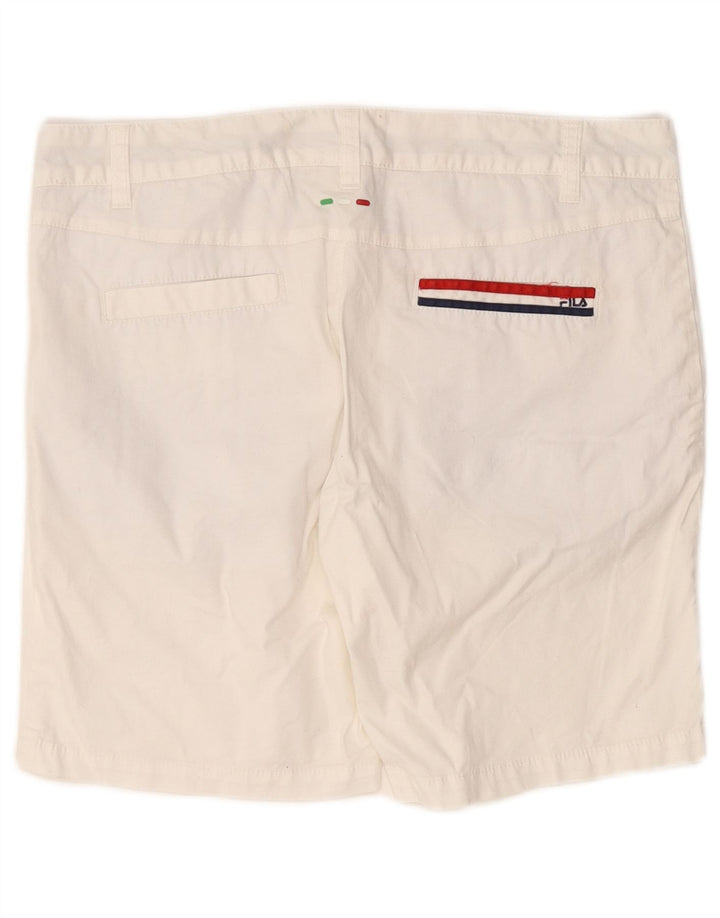 Fila Herren Chinoshorts Medium W32 Weiß