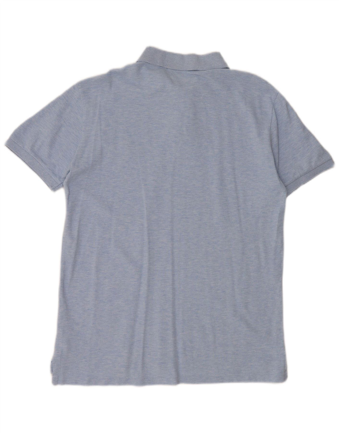 POLO RALPH LAUREN Herren-Poloshirt mit schmaler Passform, große, blau gesprenkelte Baumwolle