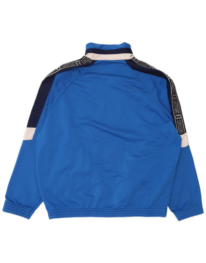 Errea Herren-Trainingsanzugoberteil mit Grafik, XL, Blau, Farbblock