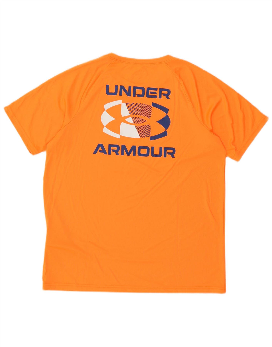 Under Armour Jungen-T-Shirt mit Grafik, 11–12 Jahre, groß, orangefarbenes Polyester
