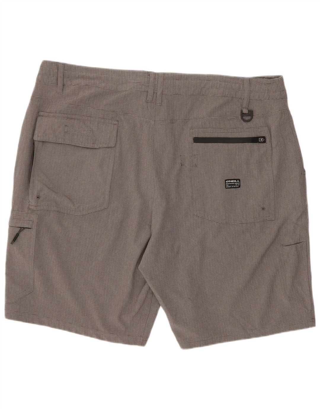 O'Neill Herren Cargoshorts W38 XL Grau gestreift Polyester