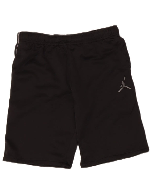 Jordan Boys Therma-Fit Sportshorts, 12–13 Jahre, groß, schwarzes Polyester