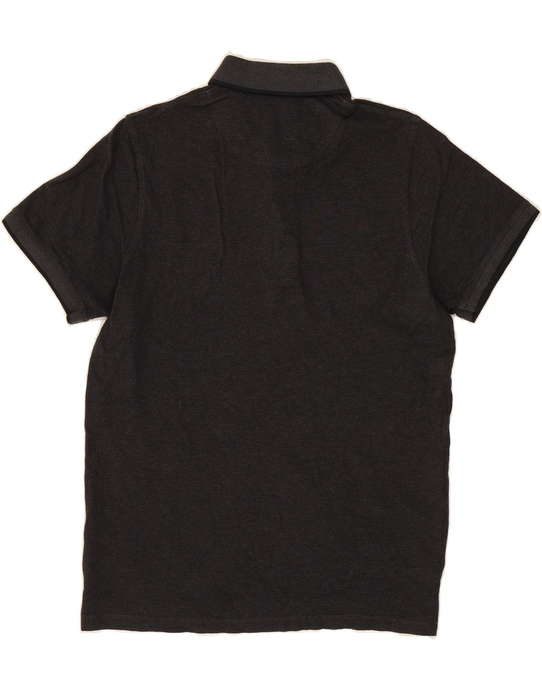 JACK & JONES Mens Polo Shirt Medium Grey Cotton Vintage Jack & Jones and Second-Hand Jack & Jones from Messina Hembry 