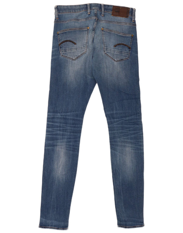 Replay Herren Skinny Jeans W30 L34 Blaue Baumwolle
