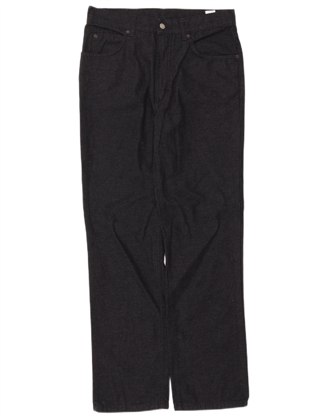 CHAMBERS Mens Straight Casual Trousers IT 48 Medium W32 L31 Navy Blue