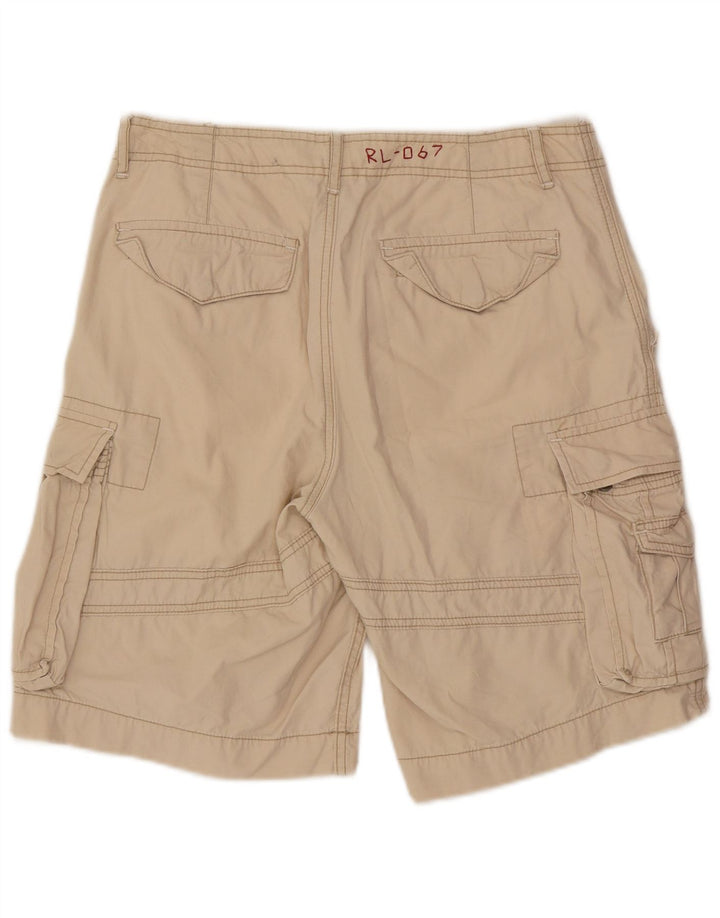 Polo Ralph Lauren Herren Cargoshorts W31 Mittelbeige Baumwolle