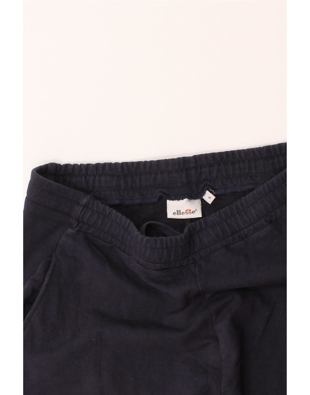 ELLESSE Mens Tracksuit Trousers Small  Navy Blue Cotton Vintage Ellesse and Second-Hand Ellesse from Messina Hembry 