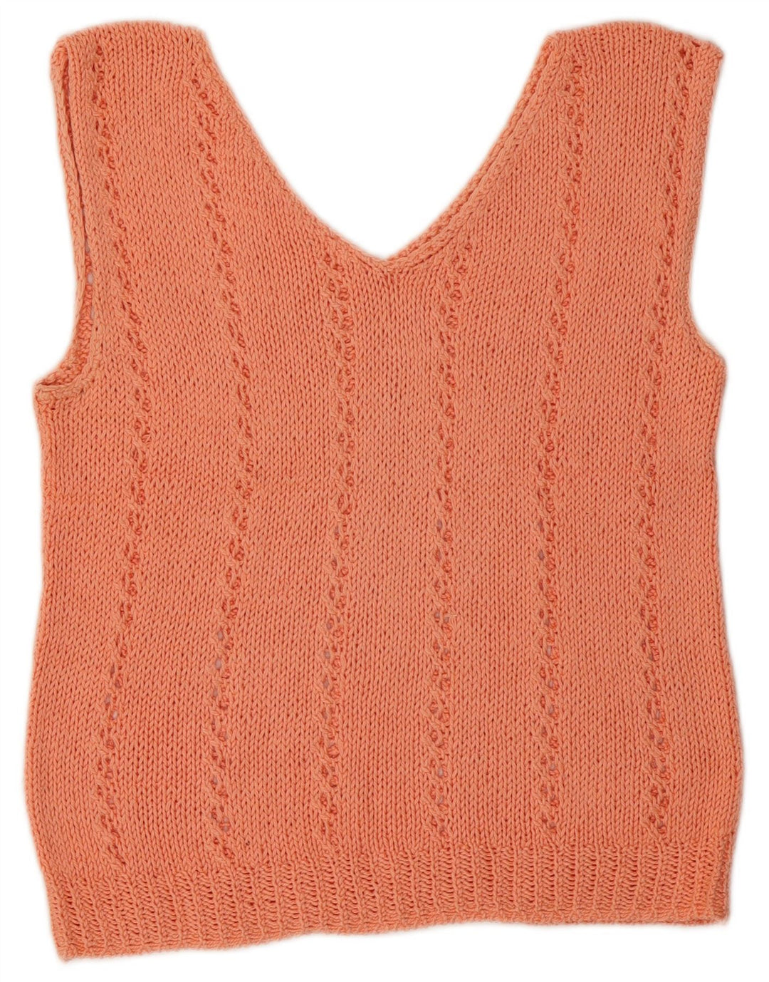 VINTAGE Damen Tank Top UK 14 Mittelrosa