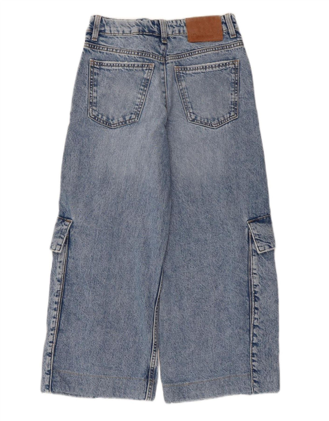 Zara Cargo-Capri-Jeans für Jungen, 13–14 Jahre, W28, L22, Blau
