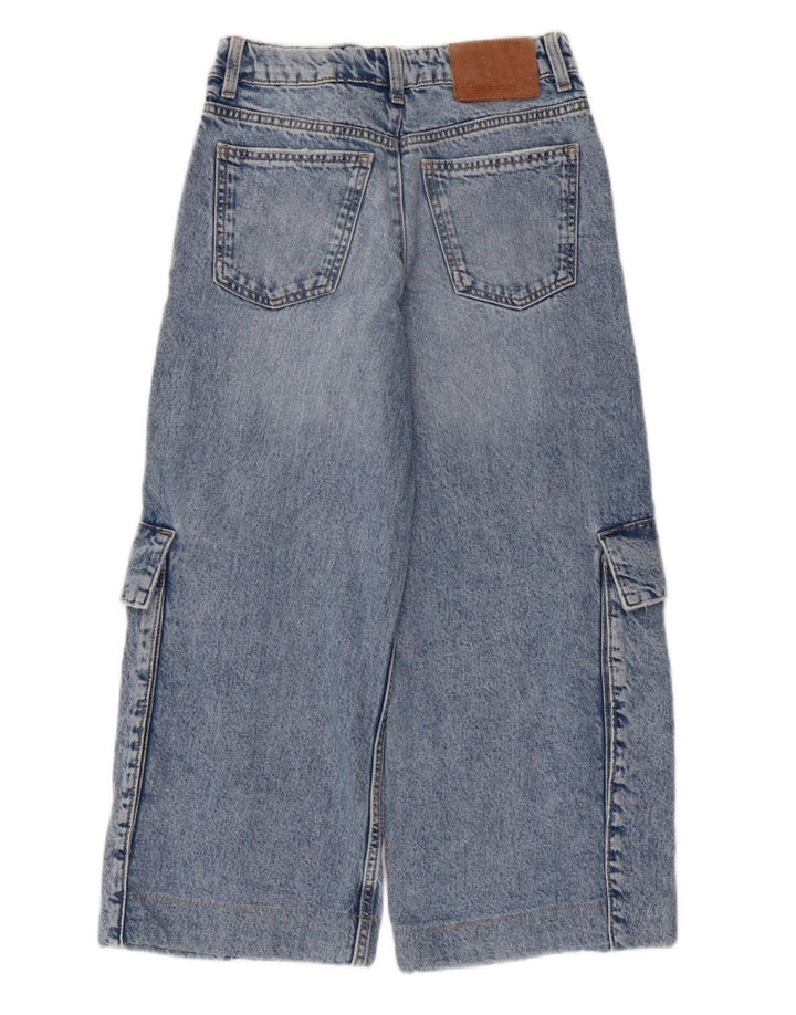 Zara Cargo-Capri-Jeans für Jungen, 13–14 Jahre, W28, L22, Blau
