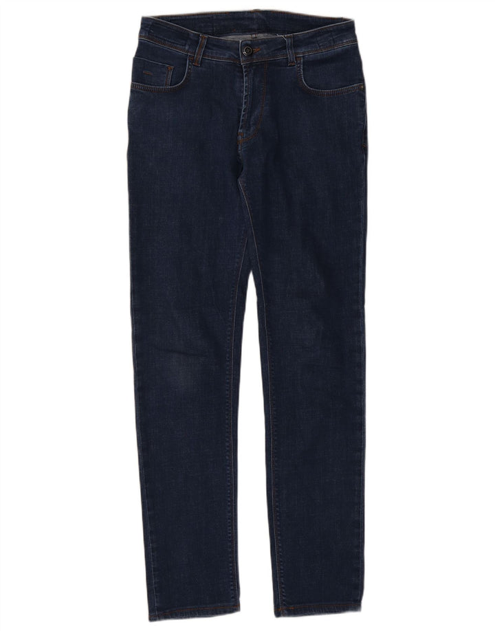 BOGGI Womens Slim Jeans W31 L31 Navy Blue Cotton