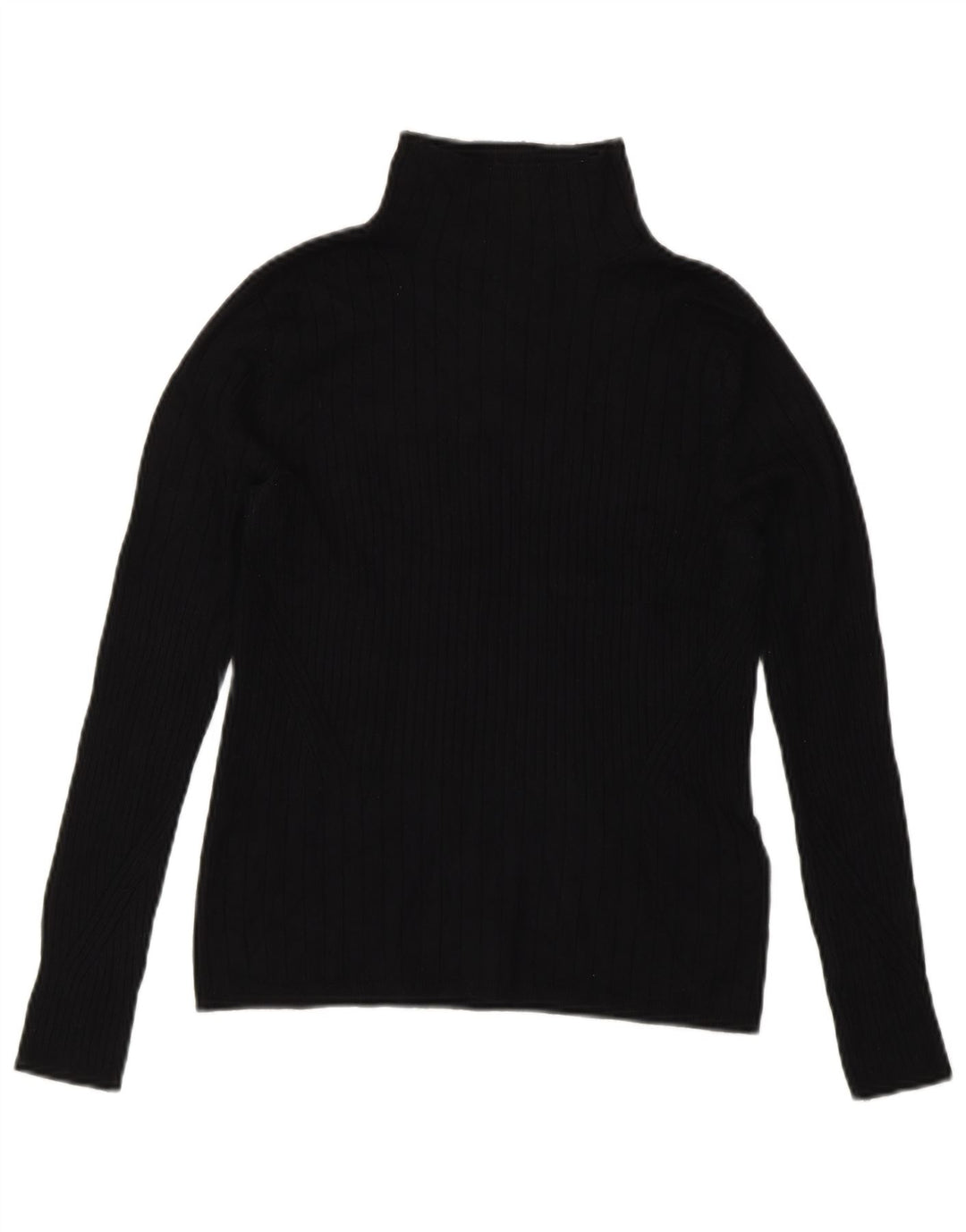 Marks & Spencer Rollkragenpullover für Damen, Gr. 10, Größe S, Schwarz, Viskose