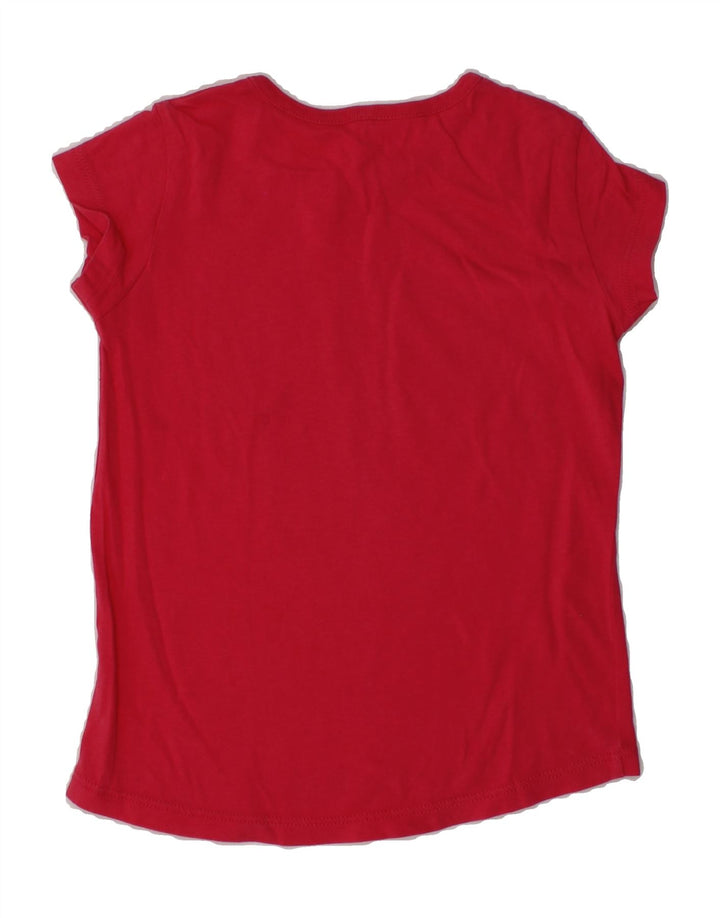 BENETTON Girls Graphic T-Shirt Top 3-4 Years Red | Vintage Benetton | Thrift | Second-Hand Benetton | Used Clothing | Messina Hembry 