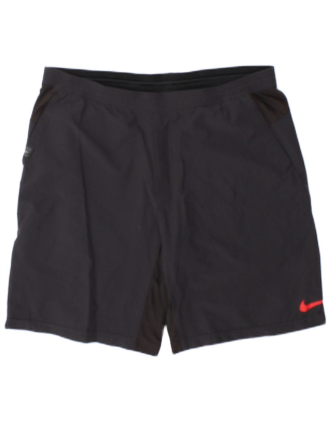 Nike Herren-Sportshorts aus mittelgrauem Colourblock-Nylon