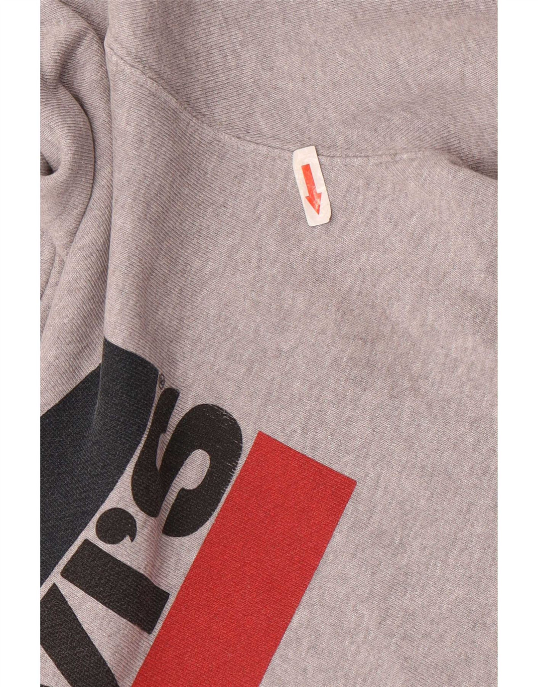 Levi's Herren-Kapuzenpullover mit Grafik, groß, graue Baumwolle