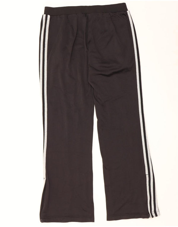 Adidas Womens Tracksuit Trousers IT 46 Large  Black Polyester