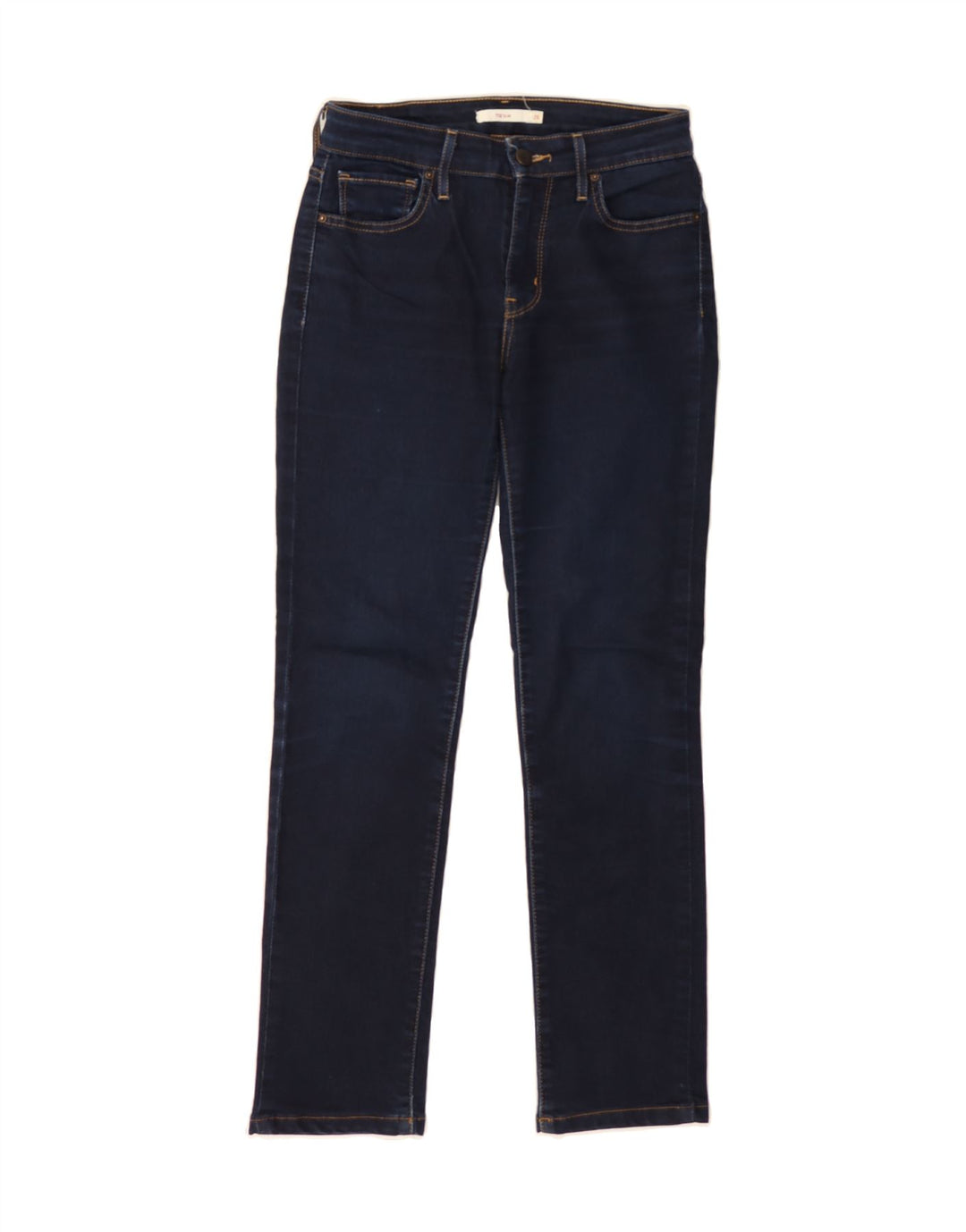 LEVI'S Womens Slim Jeans W26 L27 Navy Blue Cotton Vintage Levi's and Second-Hand Levi's from Messina Hembry 