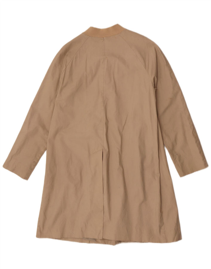 Cos Damen Trenchcoat EU 38 Mittelbeige Baumwolle