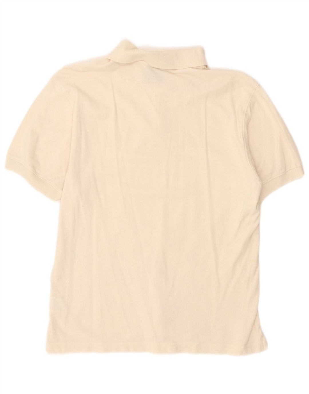 Champion Herren-Poloshirt, Größe S, cremefarbene Baumwolle