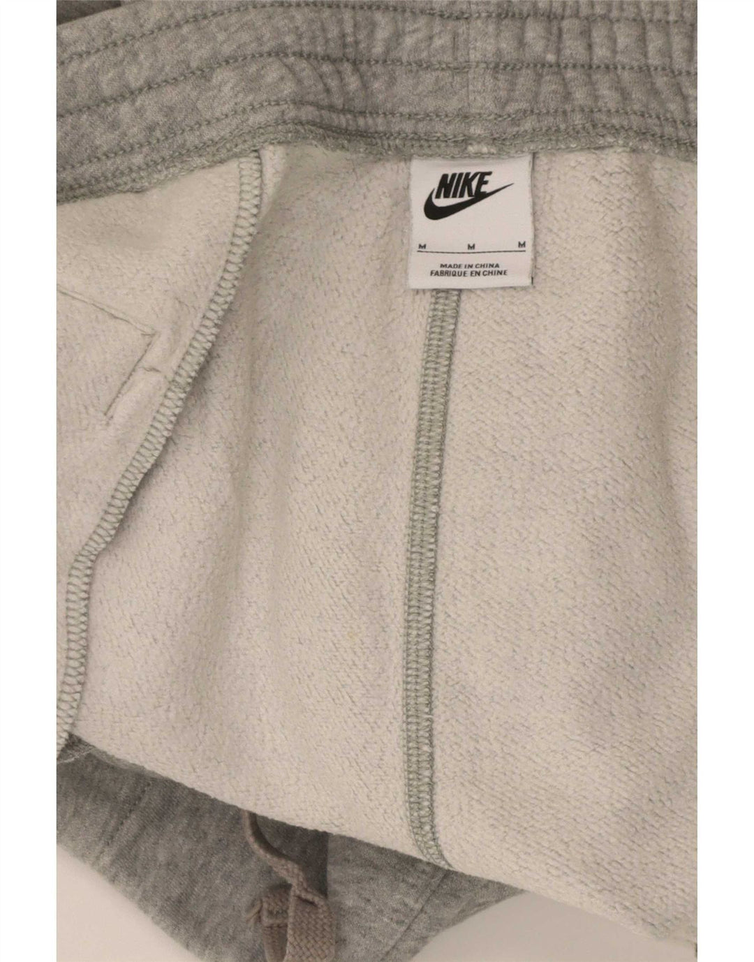 Nike Herren-Trainingshose aus mittelgrau gefleckter Baumwolle