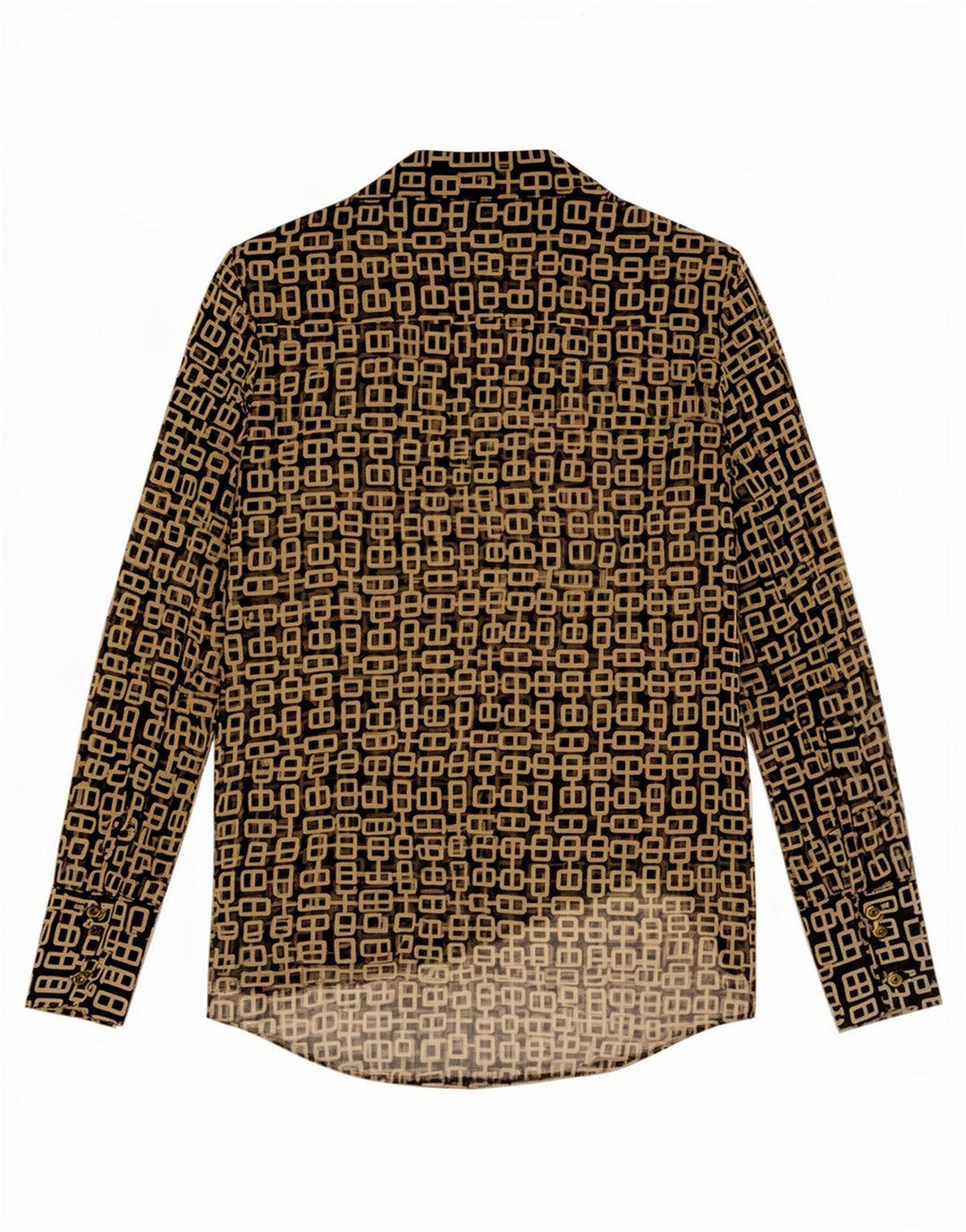 Durchsichtiges Pullover-Shirt für Damen von Zara, UK 6, XS, schwarz, geometrisch, Polyester