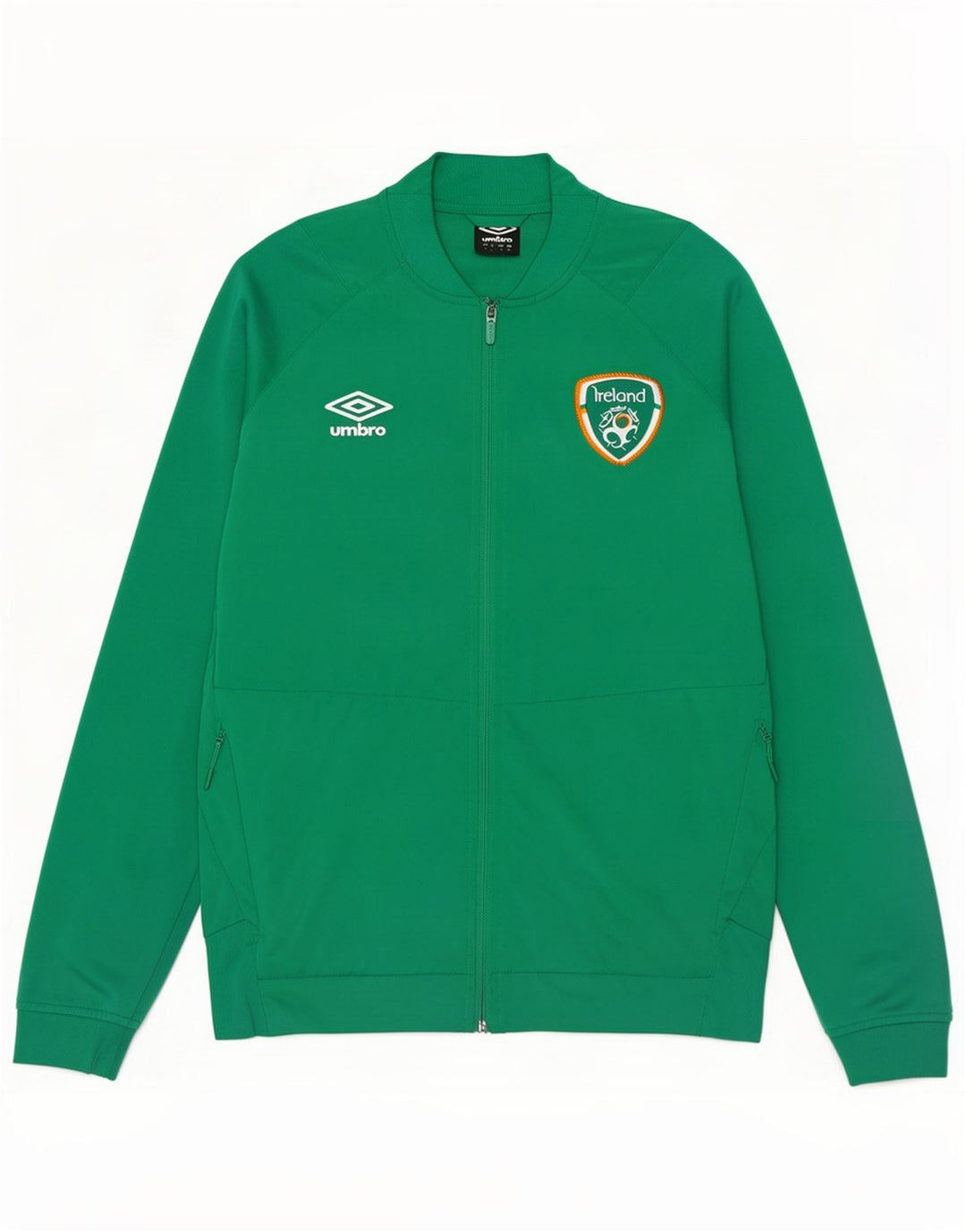 Umbro Irland-Trainingsanzug für Herren, Jacke, Größe S, grün, Polyester
