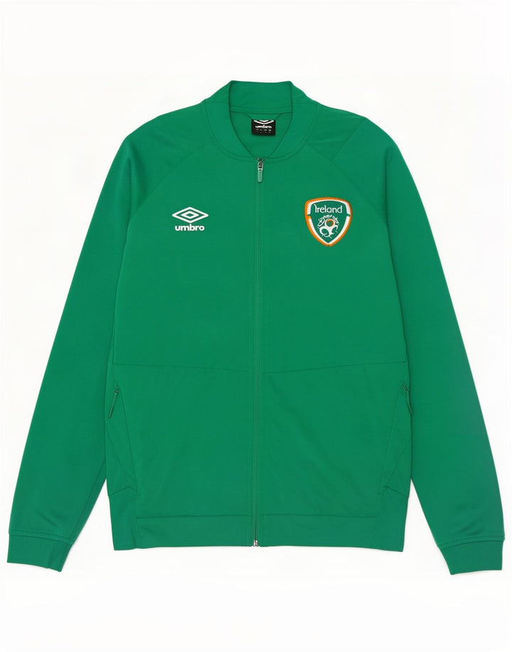 Umbro Irland-Trainingsanzug für Herren, Jacke, Größe S, grün, Polyester