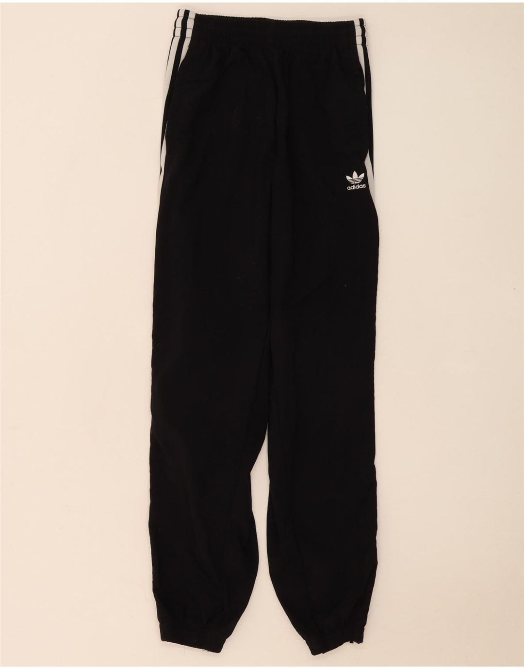 Adidas Damen Trainingshose Jogger UK 8 Small Schwarz Polyester