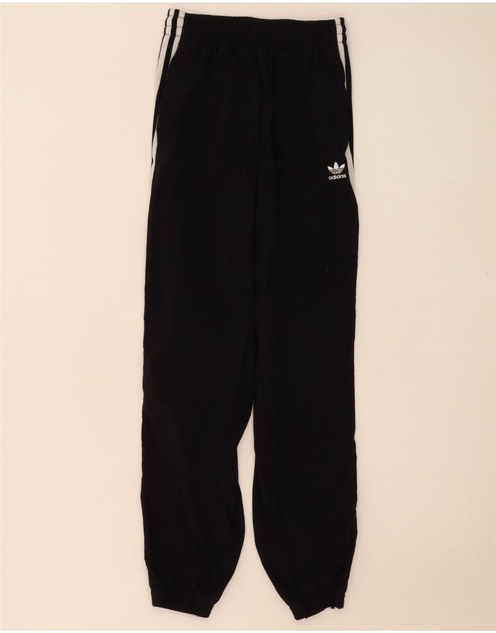 Adidas Damen Trainingshose Jogger UK 8 Small Schwarz Polyester