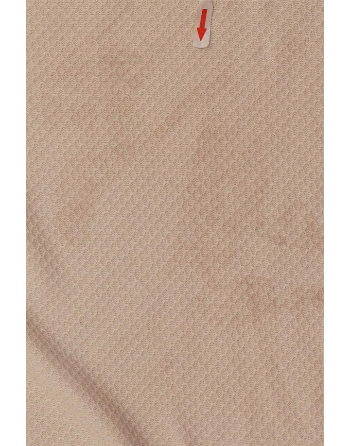 Zara Herren-Pullover mit Rundhalsausschnitt, Größe S, Beige