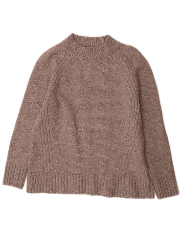 White Stuff Rollkragenpullover für Damen, Gr. 40, Größe L, Grau meliert