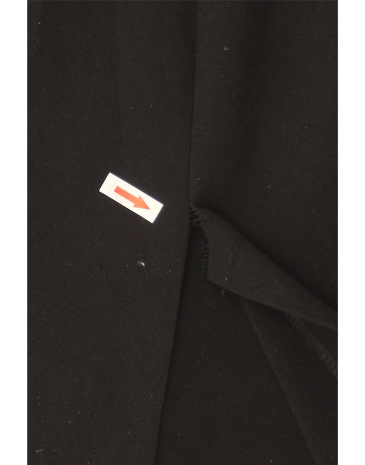 Zara Damen Etuikleid UK 18 XL Schwarz Polyester