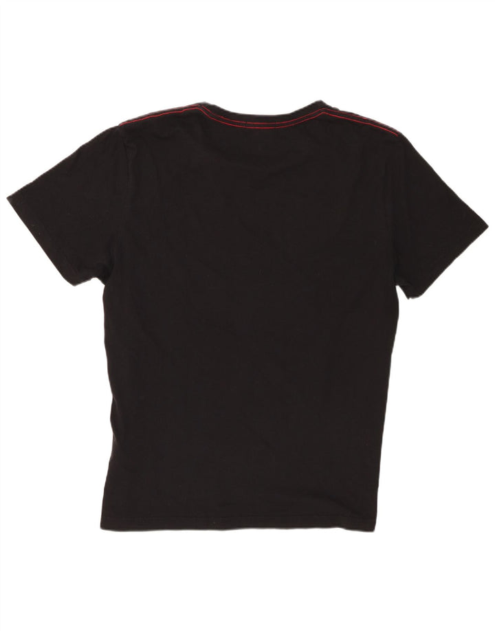 Gant Herren Grafik T-Shirt Top 2XL Schwarz Baumwolle