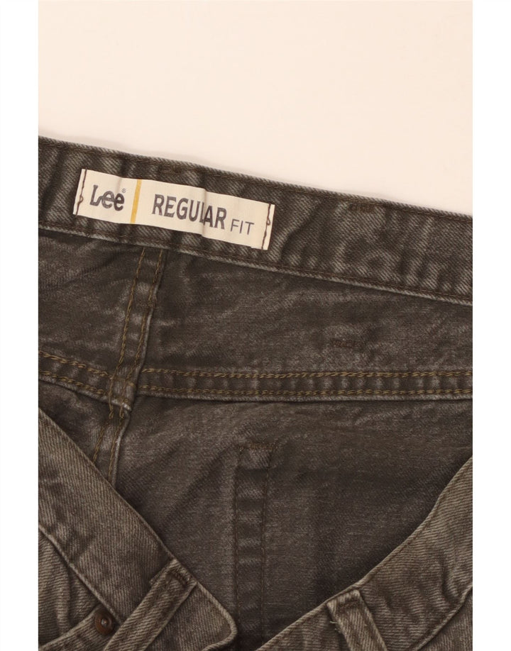 Lee Herren-Jeans mit normaler Passform, gerade Passform, W38, L32, Grau