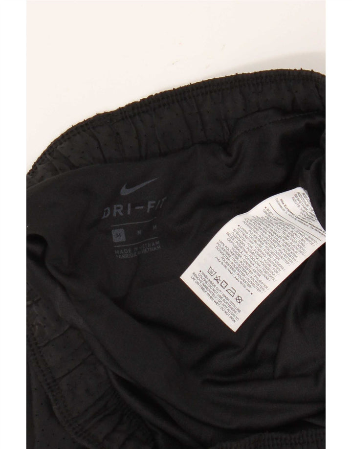 Nike Damen Dri Fit Sport Shorts UK 14 Medium Schwarz Polyester