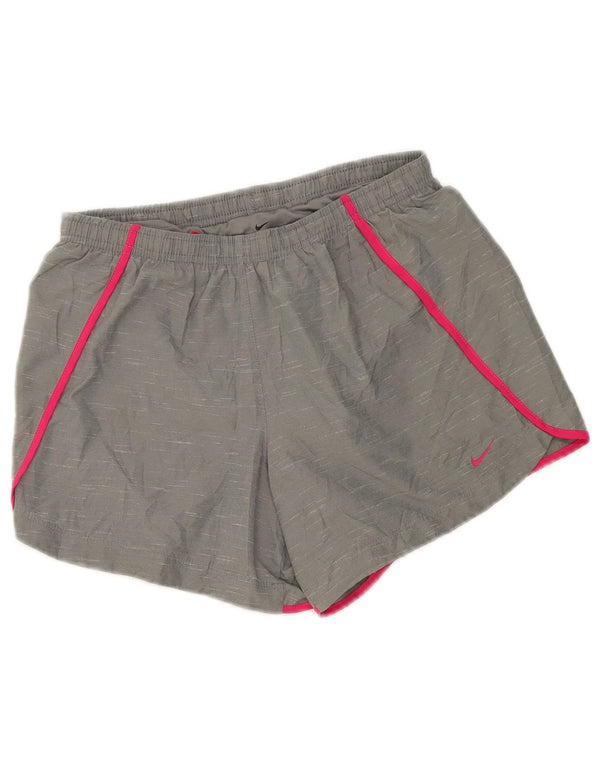 Nike Mädchen Dri Fit Standard Sport Shorts 13–14 Jahre XL Grau meliert