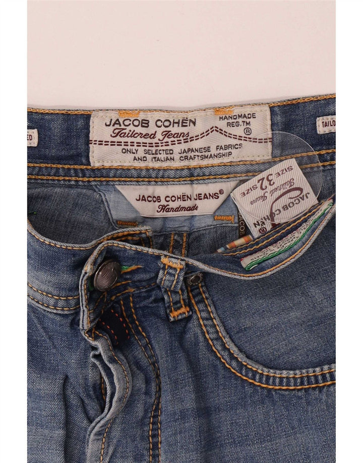 Jack & Jones Herren-Jeansshorts, normal, W32, mittelblaue Baumwolle