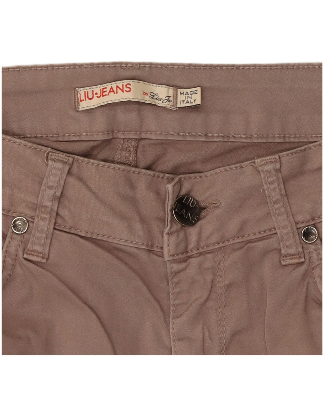 Liu Jo Damen Slim Freizeithose W30 L30 Grau
