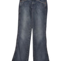 Wrangler Womens Eve Bootcut Jeans W28 L32 Blaue Baumwolle