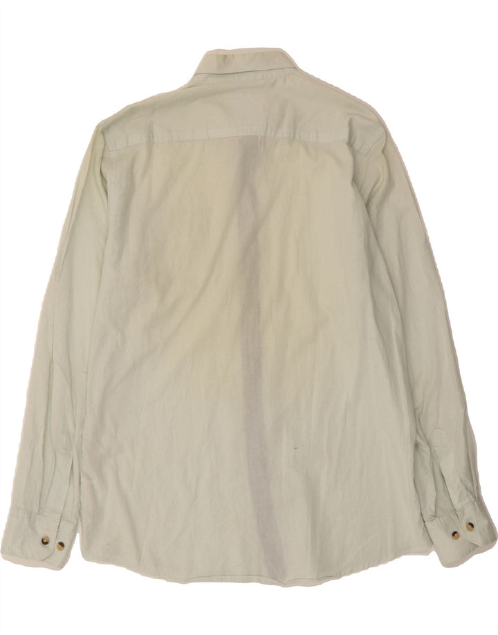 WRANGLER Mens Shirt Medium Off White Cotton Vintage Wrangler and Second-Hand Wrangler from Messina Hembry 