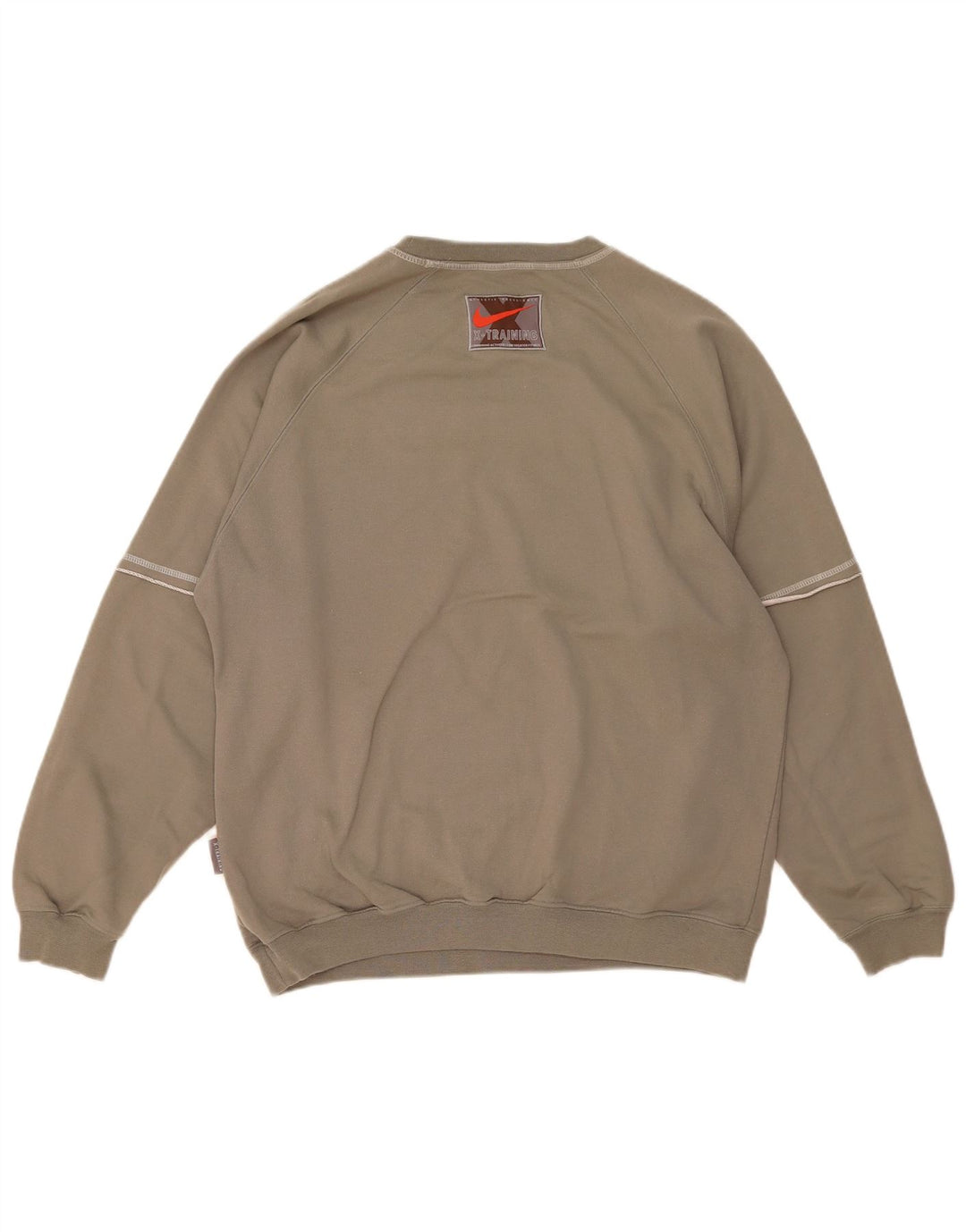 Nike Herren Sweatshirt Pullover UK 42/44 Große graue Baumwolle